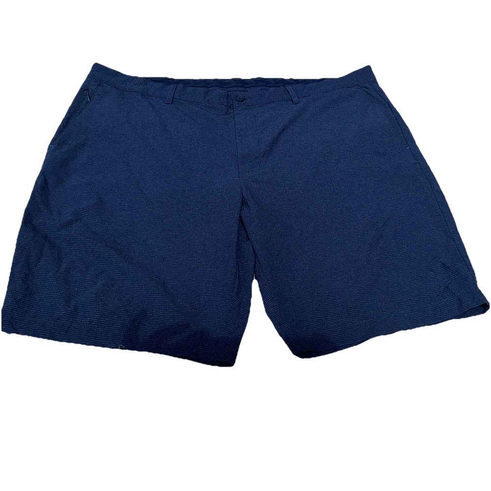 Tommy Bahama Boracay Performance Shorts Mens 44 Navy Blue‎ Textured Stretch Golf